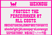 Unlock Humanity font, a Font by weknow (Thumbnail 5 of 8)