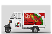 Vibrant Pizza Truck Design, a Food Illustration by CarWrap design (Thumbnail 3 of 5)