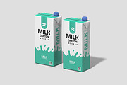 Milk Carton - Mockup, a Packaging Mockup by Rometheme Std (Thumbnail 4 of 5)
