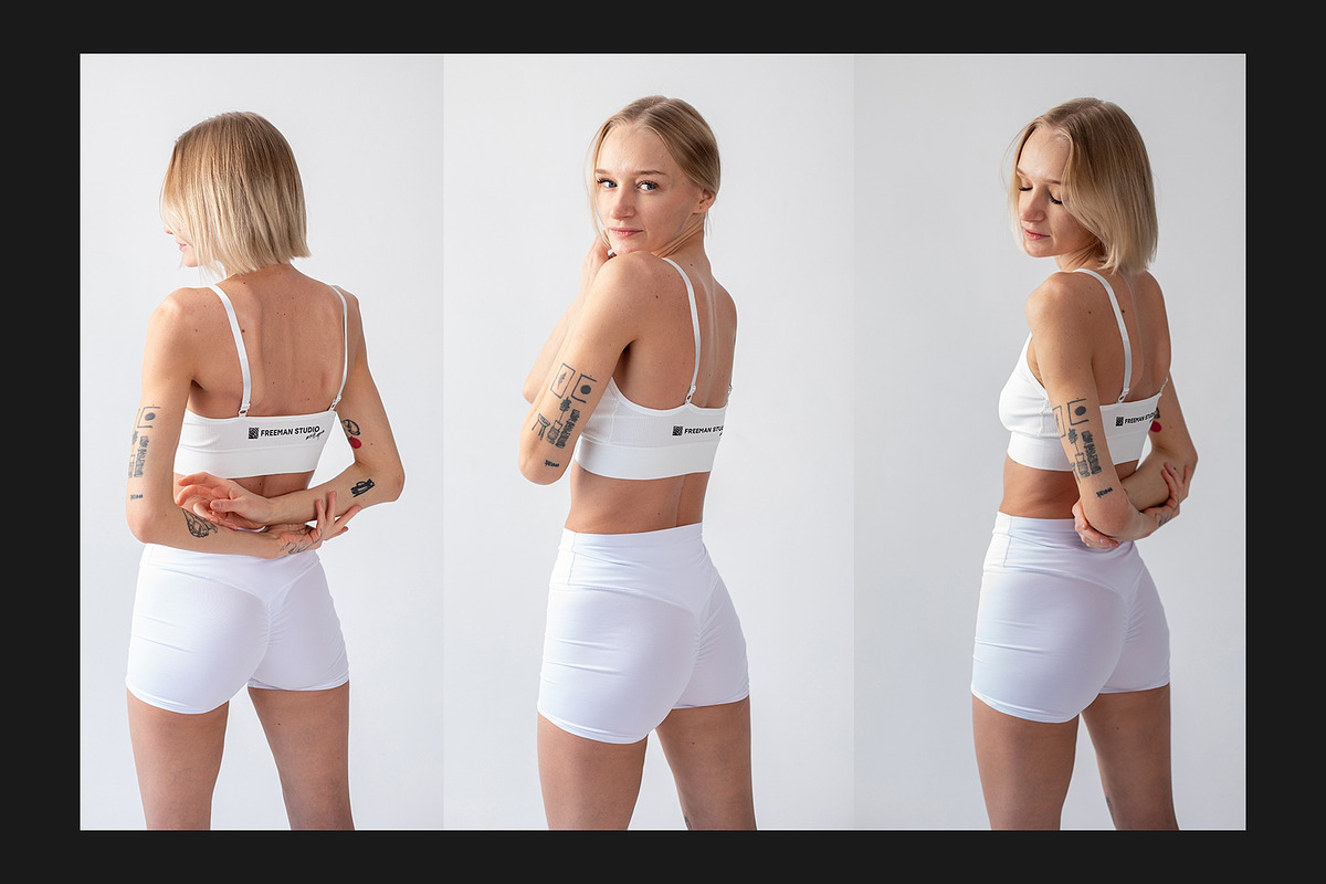 Shorts and Tank-Top Mock-Up Set, a Bottom Mockup by Freeman Studio (Photo 8 of 17)