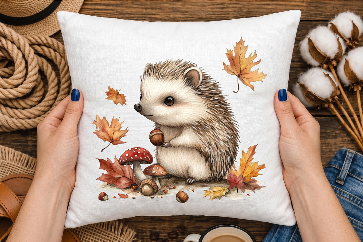 Hand Drawn Fall Clipart Set PNG, a Seasonal Illustration by designcity5 (Photo 4 of 5)