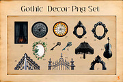 Gothic Dark Academia PNG Collection, an Object Graphic by ViktoriaLapshyna (Thumbnail 6 of 15)