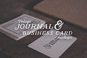 Journal & Business Card Mockups, a Print Template by Angelo Barrientos (Thumbnail 1 of 5)