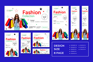 Fashion Collection Web Banner Set