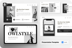 Owlstyle - Fashion Aesthetic Keynote, a Presentation Template by SquidPixey