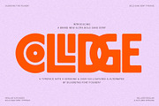 Collidge - Bold Ligature Rich Font, a Sans Serif Font by SilverStag Type Foundry (Thumbnail 1 of 16)