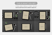 Mockup . Black iPad Pro & Pencil, an iPhone Mockup by tomodachi studio (Thumbnail 2 of 4)