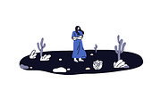 Loneliness, psychology concept set, a Person Illustration by Good Studio (Thumbnail 7 of 9)
