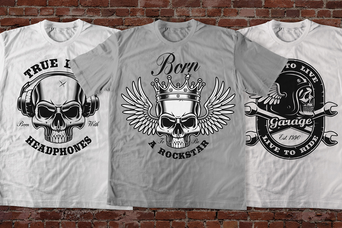 100 T-shirt Designs Bundle, an Illustration by Harry Kasyanov (Photo 29 of 37)