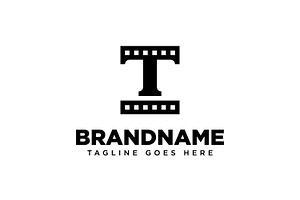 Letter T Film Monogram Logo, a Branding & Logo Template by Pray Art Design Studio