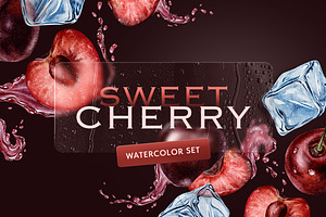 Cherry Watercolor Illustrations
