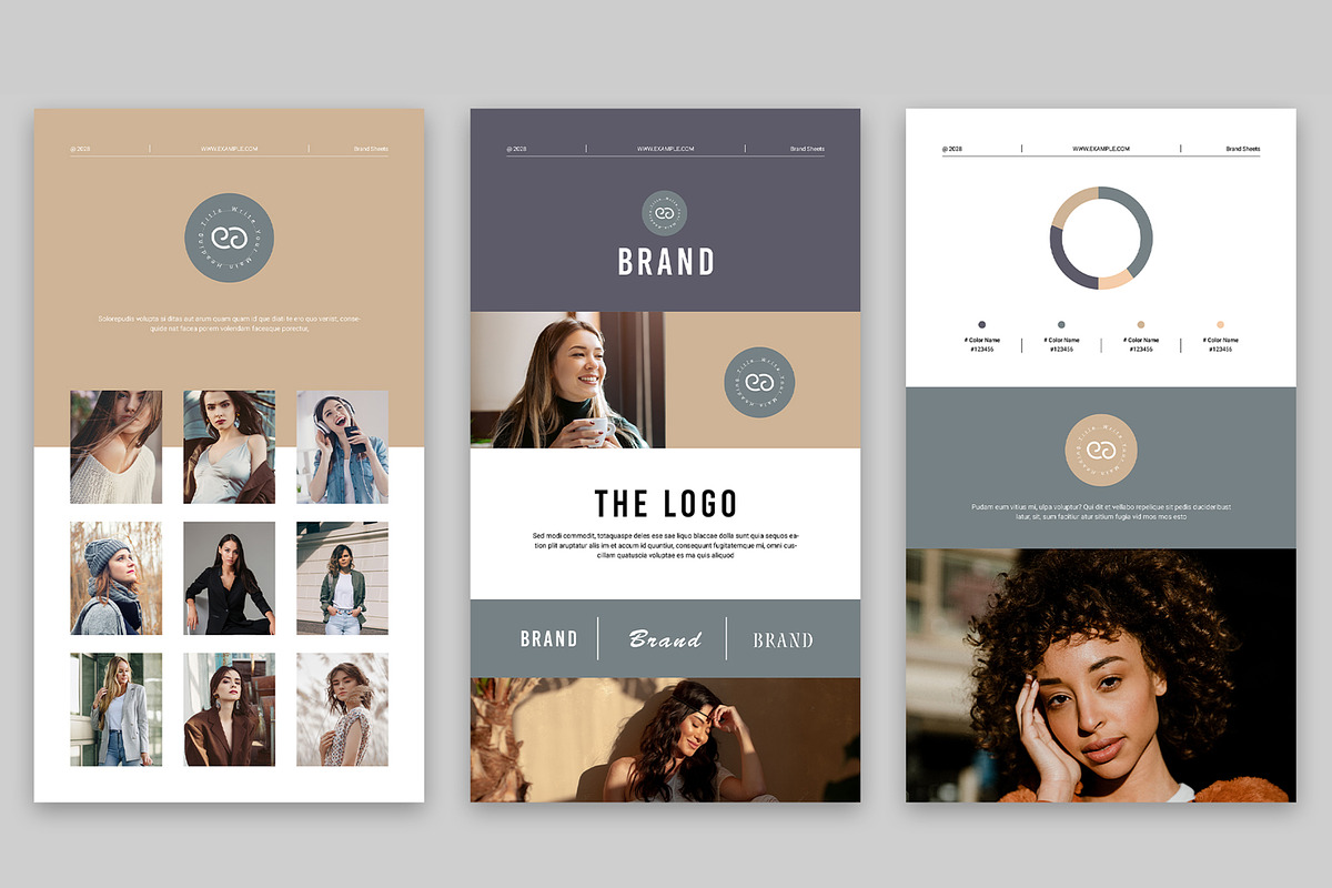 Brand Sheets Layout, an UI Kit Template by CreativeShaper (Photo 2 of 4)