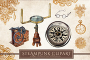 Steampunk Clipart Set, an Illustration by Secret Helper (Thumbnail 3 of 7)