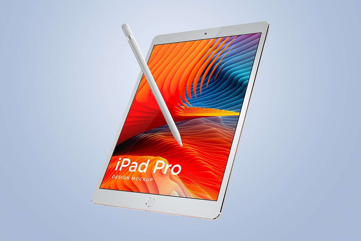iPad Pro Design Mockup, an iPad Mockup by illustrated (Photo 8 of 11)