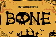 Bone Fonts, a Font by Fox7 By Rattana (Thumbnail 1 of 7)