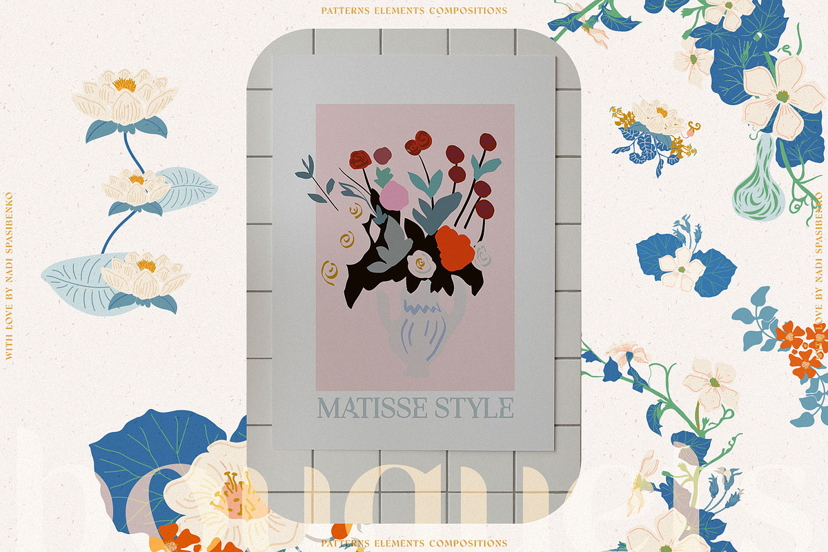 Floral Boutique || Vector Floral Set, an Illustration by nadispasibenko (Photo 11 of 15)
