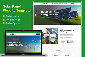 Solar Website Template