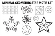 Minimal Geometric Star Motif Set, a Graphic by balal (Thumbnail 1 of 3)