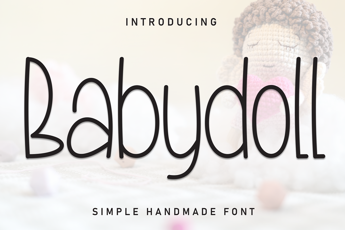 Babydoll | Script Font, a Script Font by Scratchones (Photo 1 of 8)