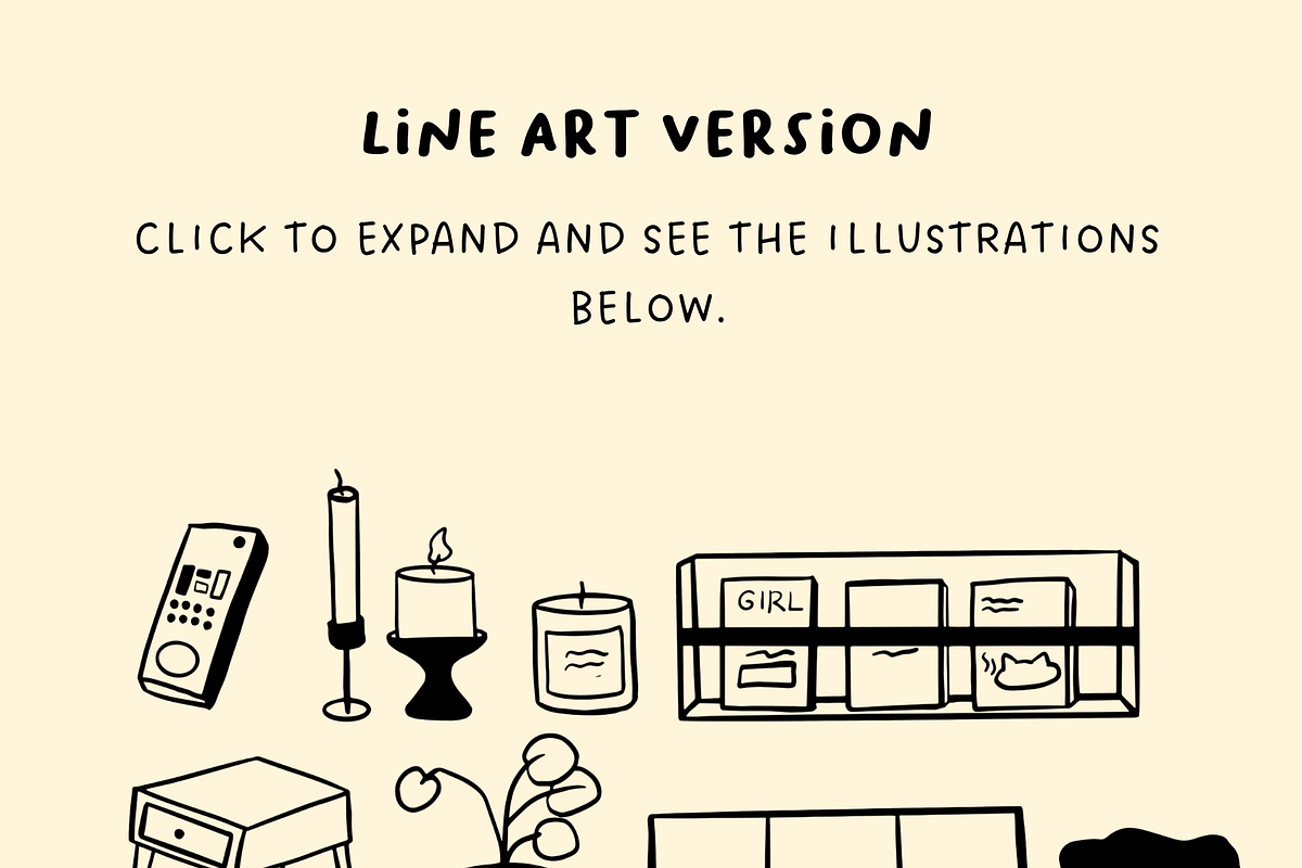 Home Object Illustration Collection, an Object Illustration by The Journey Atelier (Photo 5 of 5)