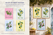 Amalfi Lemon Mediterranean Clipart, a Decorative Illustration by SunnJaneArt (Thumbnail 5 of 17)