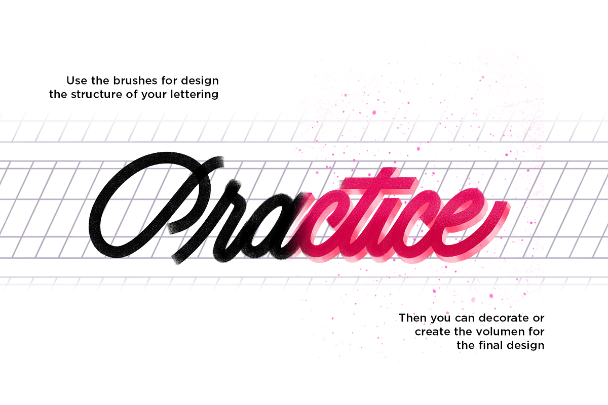 Lettering Brushes preview 2