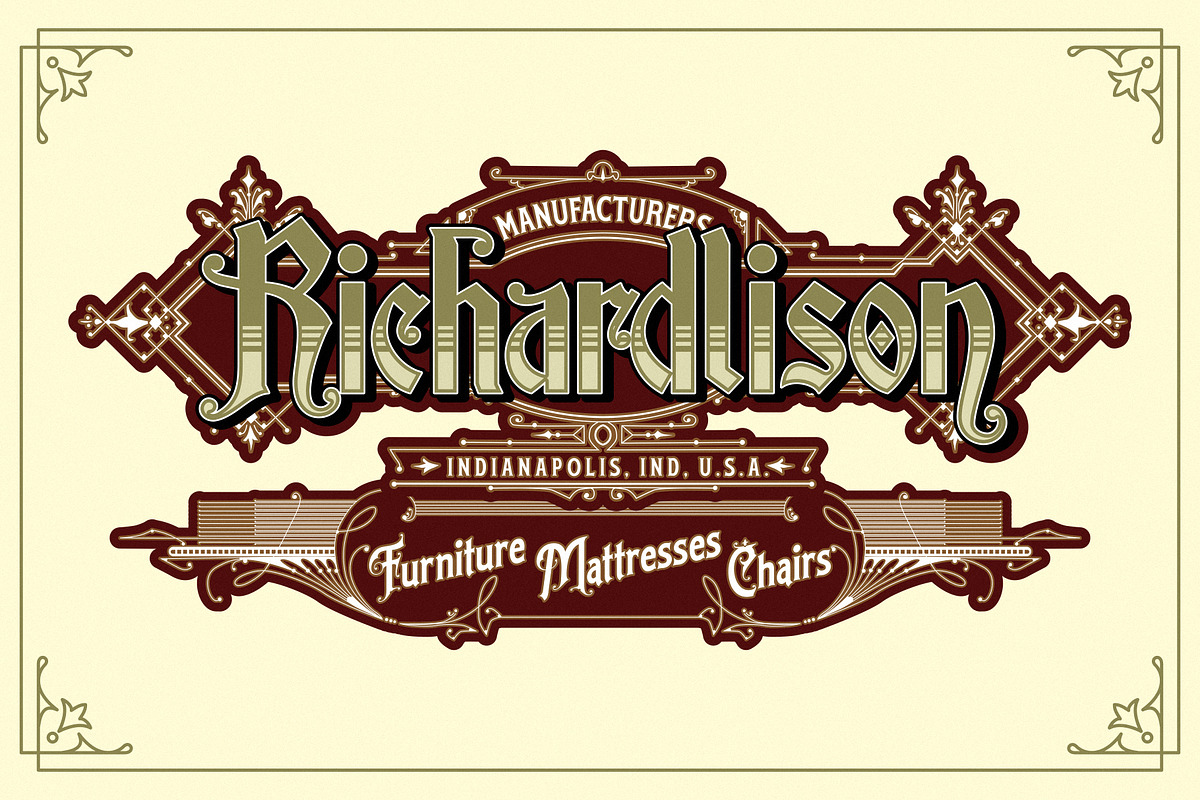 Branlerst, a Blackletter Font by uncurve (Photo 7 of 9)
