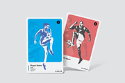 Trading Card Mockups, a Print Template by CreativeClick (Thumbnail 3 of 6)