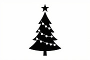Cozy Holiday Tree Silhouette Designs, an Illustration by Gaye Art (Thumbnail 2 of 21)