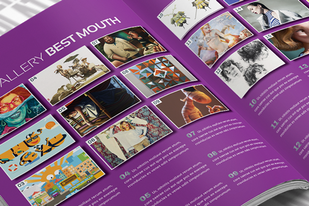 InDesign Magazine Template, a Magazine Template by temphall (Photo 3 of 4)