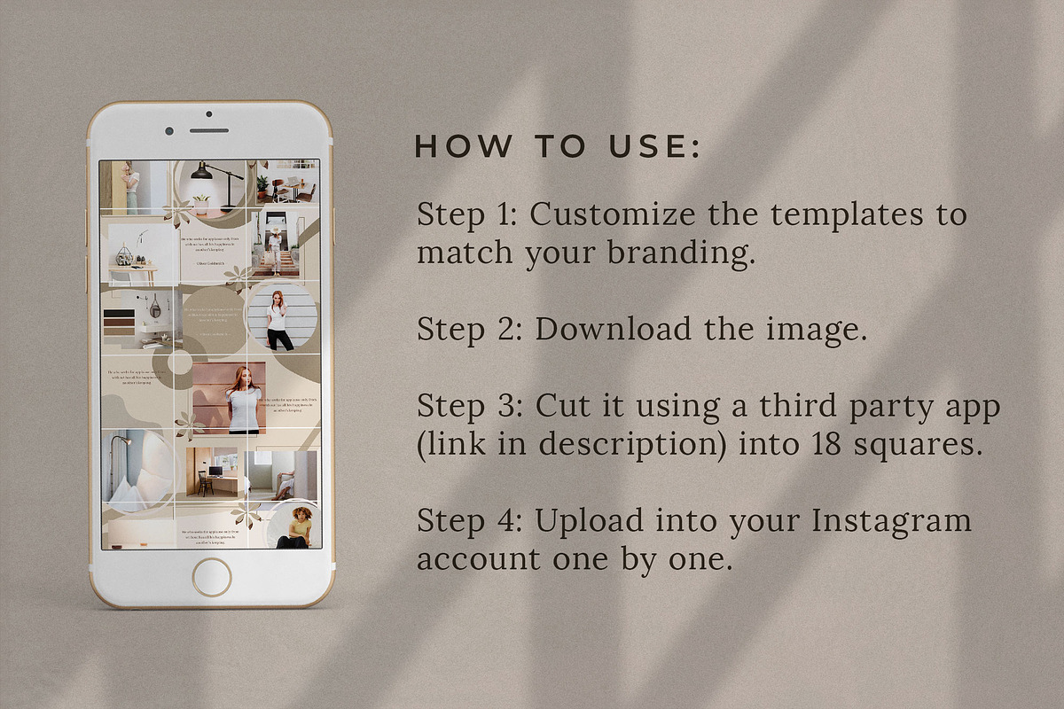 Instagram Puzzle for Canva | Mink, a Social Media Template by Studio Sugoi (Photo 6 of 10)