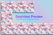 Pastel Cloud Seamless Pattern, a Pattern Graphic by Forhadx5 (Thumbnail 2 of 5)