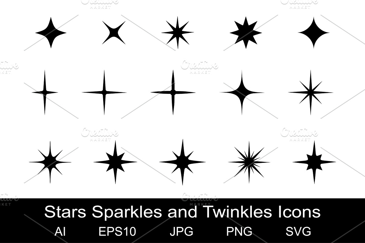 Stars Sparkles and Twinkles Icons, an Icon by vikkishop (Photo 2 of 2)