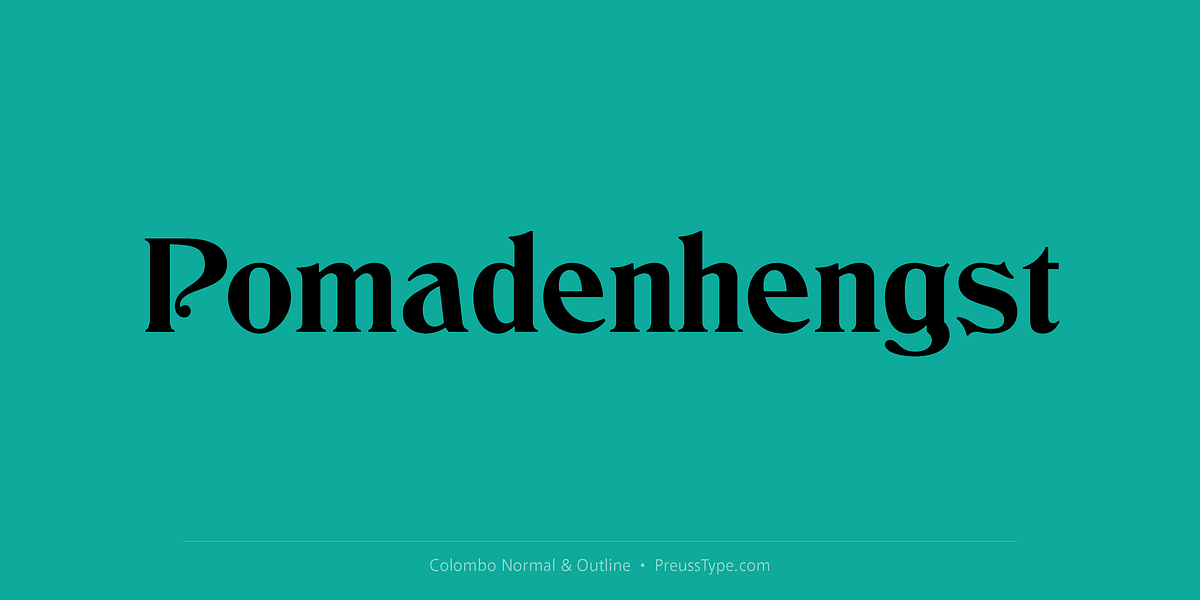 Colombo, a Serif Font by preussTYPE (Photo 5 of 9)