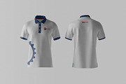 Polo Shirt Mockup, a Shirt Mockup by hokagata (Thumbnail 4 of 4)