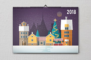 Winter, Christmas holiday cityscapes, a Decorative Illustration by Good Studio (Thumbnail 6 of 8)