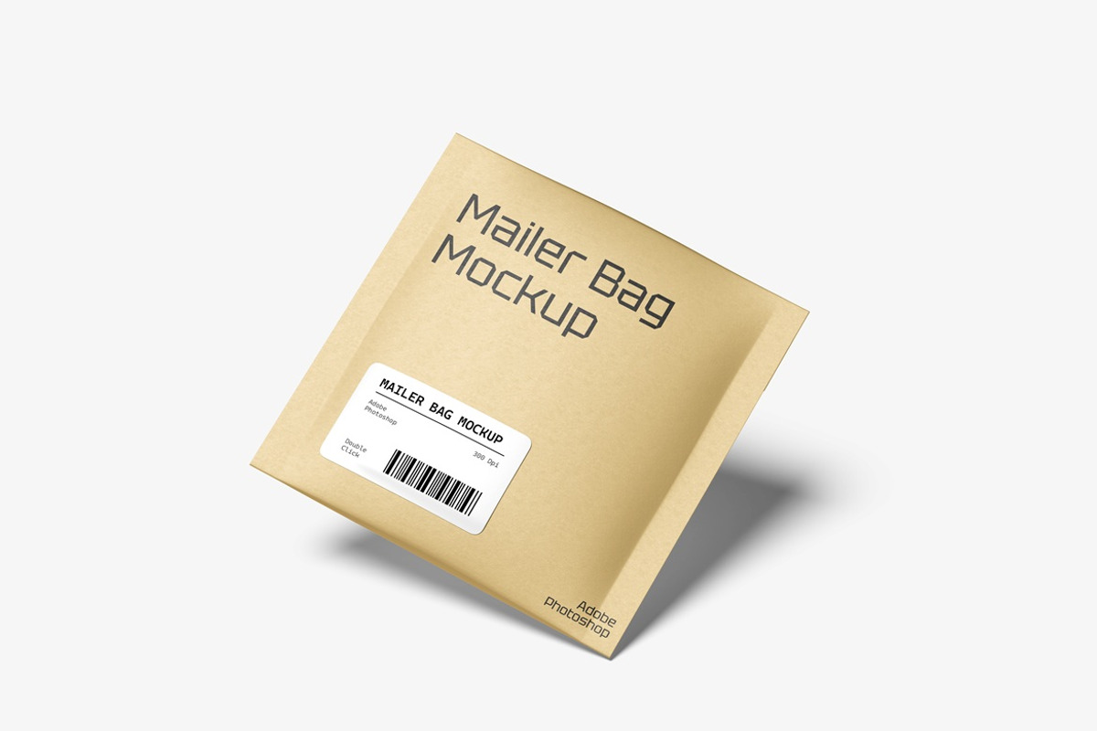 Mailer Bag Mockup, a Packaging Mockup by Pexelyou (Photo 4 of 5)