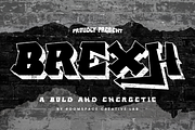 Brexh - Graffiti Sign Street, a Serif Font by roomspace creative lab (Thumbnail 1 of 10)