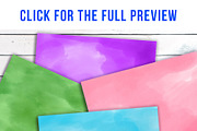 Watercolor Digital Paper- Assorted, a Pattern Graphic by The Digital Download Shop (Thumbnail 2 of 2)