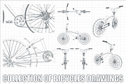 Bicycles drawings Set, an Illustration by Blacklight (Thumbnail 6 of 8)