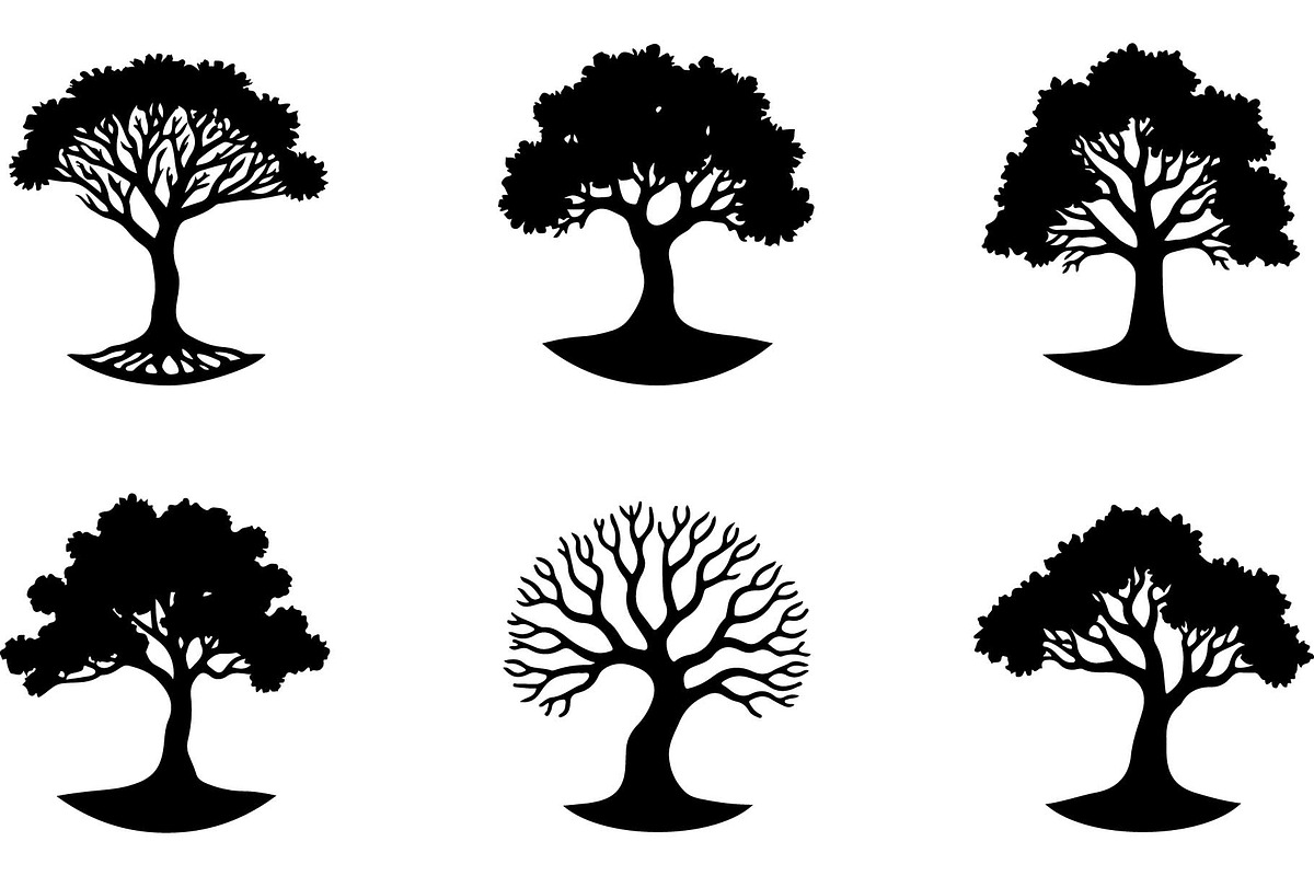 Mystic Tree Emblems & Nature Icons, an Object Graphic by Gfx_Store