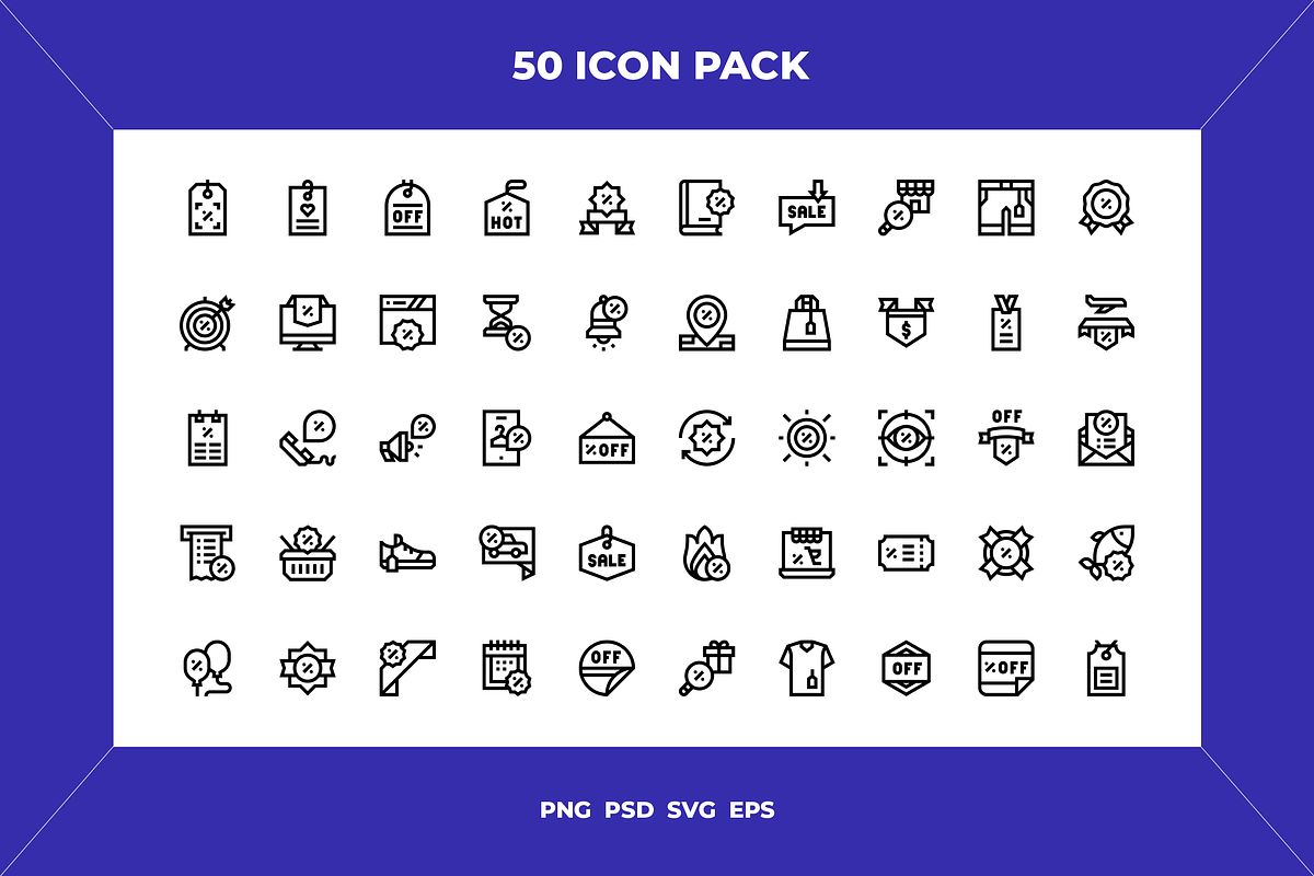 Offer and discount labels icons, an Icon by Wencory (Photo 1 of 2)