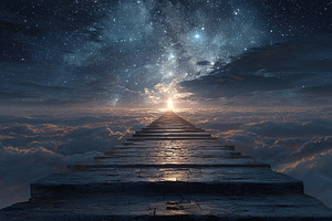 Stairway to the Stars, a Background Photo by Ales Munt