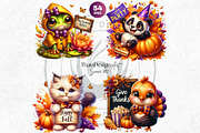 Autumn Cute animals with signs, a Seasonal Illustration by ThatsDesignArt (Thumbnail 8 of 10)