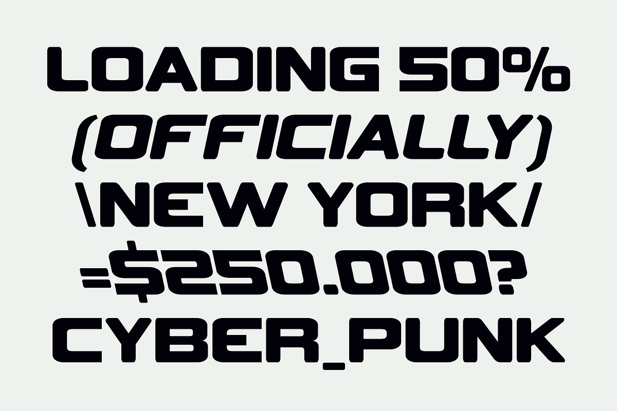 CS Geist – Techno Font, a Sans Serif Font by Craft Supply Co. (Photo 6 of 8)