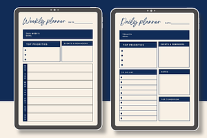 Digital Weekly And Daily Planner