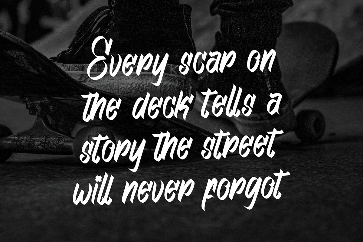 Phantom Asylum Graffiti Script Font, a Handwritten Font by Denustudios (Photo 5 of 12)