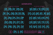 Alpha Spike Typeface, a Serif Font by alit design (Thumbnail 14 of 17)
