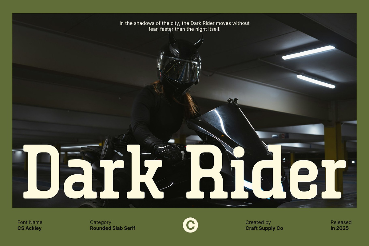 CS Ackley – Slab Serif Font, a Slab Serif Font by Craft Supply Co. (Photo 6 of 8)