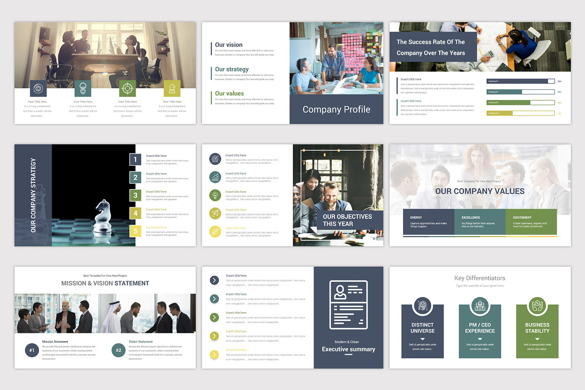 Power Edge PowerPoint Template, a Presentation Template by SlideOne (Photo 7 of 42)